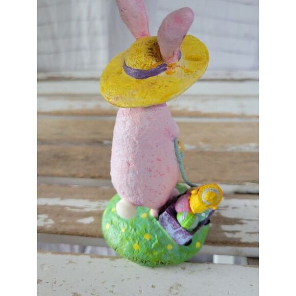 Midwest Cannon falls Easter bunny rabbit chick spring decor shabby chic David Wa - Picture 5 of 9